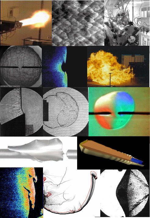 Collage of explosions